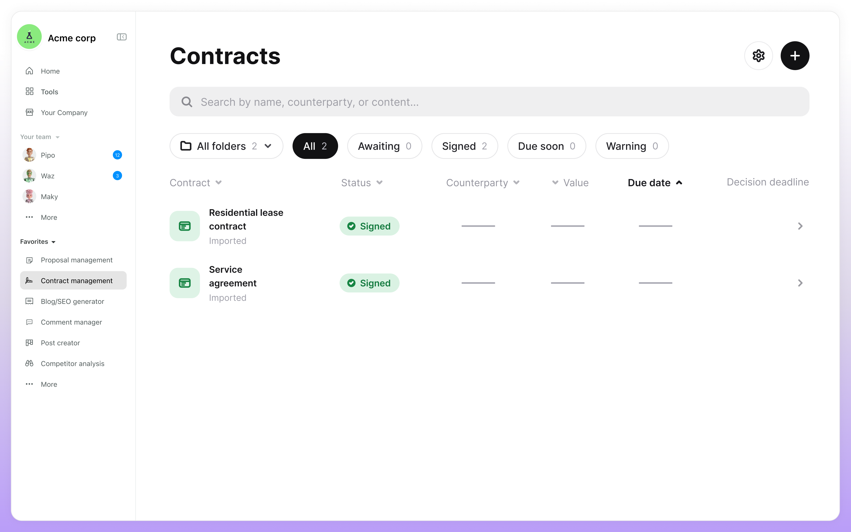 Painel de Contratos do Squad conduzido pela Juri